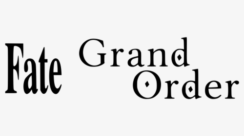 Fate Grand Order Logo Png, Transparent Png, Free Download