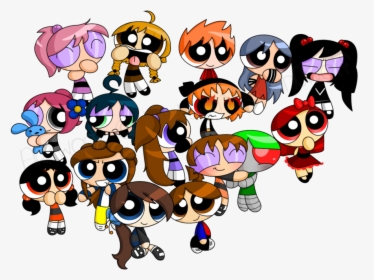 Group Powerpuff Girl Base, HD Png Download, Free Download