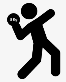 Shot Putter - Sign, HD Png Download, Free Download