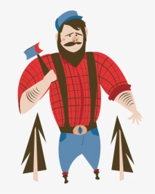 Paul Bunyan It Is - Lumberjack Paul Bunyan Png, Transparent Png, Free Download