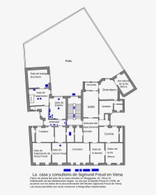 Freud Museum Floor Plan, HD Png Download, Free Download