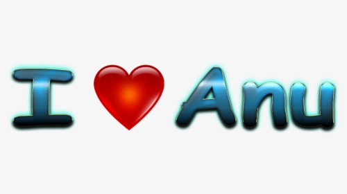 Anu Love Name Heart Design Png - Ashar Name, Transparent Png, Free Download