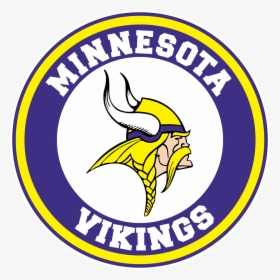 Minnesota Vikings Circle Logo Vinyl Decal / Sticker - Minnesota Vikings Logo, HD Png Download, Free Download