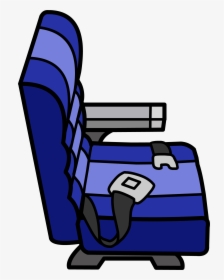 Airplane Clipart Chair - Airplane Seat Clip Art, HD Png Download, Free Download