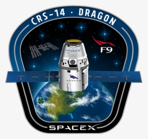 Spacex Crs 14 Patch, HD Png Download, Free Download