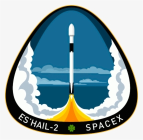 Spacex Es Hail Mission Patch, HD Png Download, Free Download