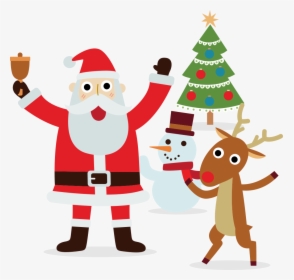 Santa2x - Christmas Competition Clipart Png, Transparent Png, Free Download