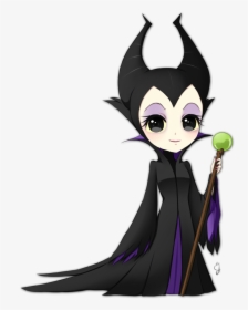 Maleficent Chibi Drawing, HD Png Download, Free Download