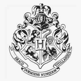 Hogwarts Logo Png - Hogwarts Crest Harry Potter Coloring Pages, Transparent Png, Free Download