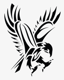 Tribal Wings Png - Hawk Tattoo Png, Transparent Png, Free Download