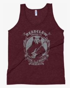 Bear Claw Coffee Jammin Bear White Mockup Front Flat, HD Png Download, Free Download