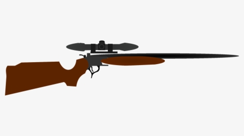 Clipart Hunting Gun, HD Png Download, Free Download