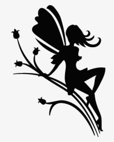 Fairy Silhouette Png Download - Transparent Background Fairy Silhouette, Png Download, Free Download