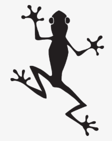 Sad Fairy Silhouettes - Frog Vector Free, HD Png Download, Free Download