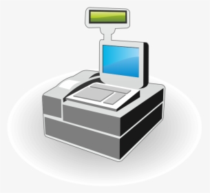 Cash Register Icon - Modern Cash Register Clipart, HD Png Download, Free Download