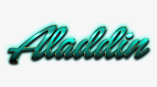 Aladdin Name Logo Png - Graphic Design, Transparent Png, Free Download