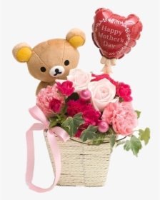 #rilakkuma #real #flower #valentine #bow #rose - すみっこ ぐらし 母 の 日, HD Png Download, Free Download