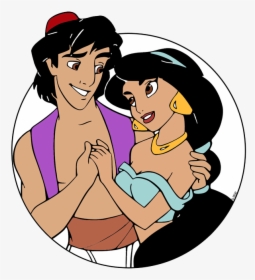 Aladdin And Jasmine Colour Page, HD Png Download, Free Download