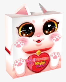Kittypaw Valentines 3d Boxclosed Rgb - Valentine Box Animal, HD Png Download, Free Download