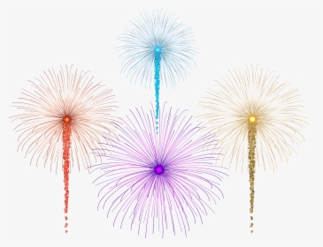 Transparent Red White And Blue Fireworks Png - Fireworks Red Png, Png Download, Free Download