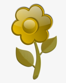 Plant,flower,sunflower - Clip Art Flower Stems, HD Png Download, Free Download