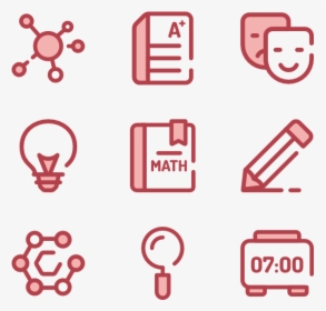 School Icon Png Red, Transparent Png, Free Download