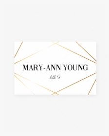 Modern Place Cards Editable Template Download By Littlesizzle - Brown Thomas, HD Png Download, Free Download