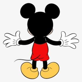 Mickey Mouse From Behind, HD Png Download, Free Download