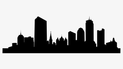 Boston Vector Graphics Silhouette Illustration Portable - Boston Skyline Silhouette Png, Transparent Png, Free Download
