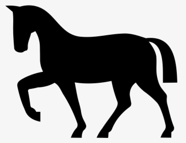 Icon Horse Drawing - Horse Silhouette, HD Png Download, Free Download