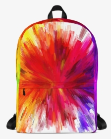 Backpacks - Abstract Multi Colour Art, HD Png Download, Free Download