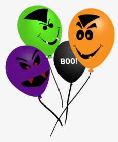 Halloween Ballons Clipart - Smiley, HD Png Download, Free Download