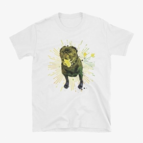 Pug"s Color Explosion White Tee , Png Download - T-shirt, Transparent Png, Free Download
