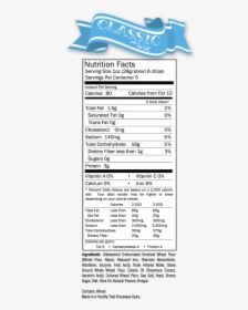 Nutrition Deli Classic - Nutrition Facts Hometown Dairy, HD Png Download, Free Download