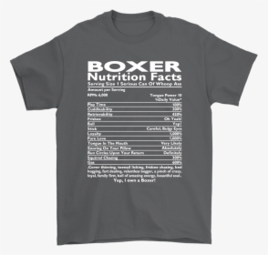 Boxer Nutrition Facts 1 Serious Can Of Whoop Ass Shirts - Active Shirt, HD Png Download, Free Download