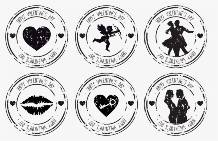 Valentines Day Rubber Stamp Wedding Postage Stamp - Postage Stamp Wedding Png, Transparent Png, Free Download