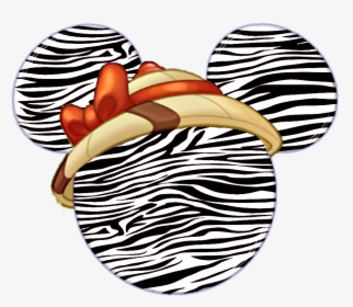 Mickey And Minnie Heads With Animal Prints - Disney Animal Kingdom Clip Art, HD Png Download, Free Download