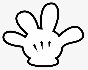 Mickey E Minnie - Mickey Mouse Hand Png, Transparent Png, Free Download
