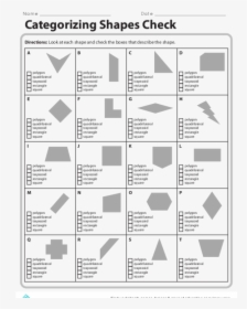 Characteristics Of Polygons - Two Polygons That Share Only One Attribute, HD Png Download, Free Download