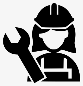 Mechanic Female - Transparent Labor Icon, HD Png Download, Free Download