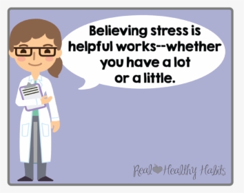 Stress Can Be Helpful Or Harmful You Choose Which One - Cartoon, HD Png Download, Free Download