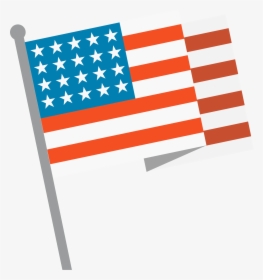 Of The United States Vector Hand Painted - American Flag Ilustration Png, Transparent Png, Free Download