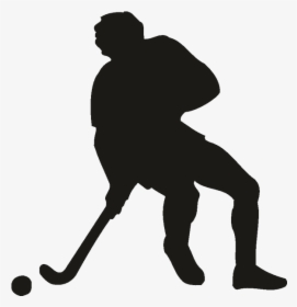 Ice Hockey Wall Decal Sport Field Hockey - Field Hockey Hockey Silhouette, HD Png Download, Free Download