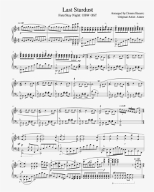 Last Stardust Piano Sheet Music, HD Png Download, Free Download