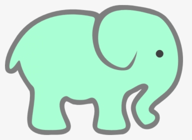 Free Png Download How To Set Use Green Baby Elephant - Cartoon Cute Elephant Free, Transparent Png, Free Download