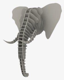Transparent Baby Elephant Clipart - Cabeza Elefante Para Corte Laser, HD Png Download, Free Download