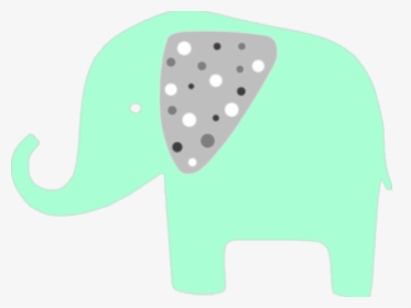 Elephant Clipart Mint - Indian Elephant, HD Png Download, Free Download