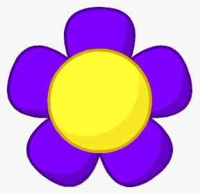 Purple Flower Body - Bfdi Flower Body, HD Png Download, Free Download