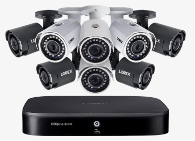 8-channel System With 4 Wireless And 4 Hd 1080p Resolution - Camera Lorex Wireless, HD Png Download, Free Download