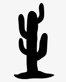 Clip Art Thumb Silhouette - Silhouette Cactus Clip Art, HD Png Download, Free Download